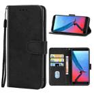 Leather Phone Case For ZTE Blade V9 Vita(Black) - 1