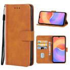 Leather Phone Case For ZTE Voyage 10(Brown) - 1