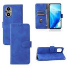 For OnePlus Nord N20 5G Skin Feel Magnetic Buckle Leather Phone Case(Blue) - 1