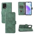 For UMIDIGI A11S Skin Feel Magnetic Buckle Leather Phone Case(Green) - 1