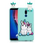 For Huawei Mate 10 Lite 3D Cartoon Pattern Shockproof TPU Protective Case(Couple Unicorn) - 1