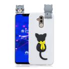 For Huawei Mate 20 Lite 3D Cartoon Pattern Shockproof TPU Protective Case(Little Black Cat) - 1