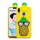 For Huawei Nova 3i 3D Cartoon Pattern Shockproof TPU Protective Case(Big Pineapple) - 1