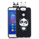 For Huawei P8 Lite 2017 3D Cartoon Pattern Shockproof TPU Protective Case(Blue Bow Panda) - 1