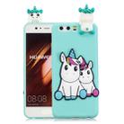 For Huawei P10 3D Cartoon Pattern Shockproof TPU Protective Case(Couple Unicorn) - 1