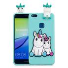 For Huawei P10 Lite 3D Cartoon Pattern Shockproof TPU Protective Case(Couple Unicorn) - 1
