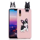 For Huawei P20 3D Cartoon Pattern Shockproof TPU Protective Case(Cute Dog) - 1
