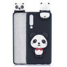 For Huawei P30 3D Cartoon Pattern Shockproof TPU Protective Case(Red Bow Panda) - 1