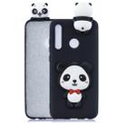 For Huawei P30 Lite 3D Cartoon Pattern Shockproof TPU Protective Case(Red Bow Panda) - 1