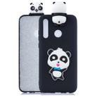 For Huawei P30 Lite 3D Cartoon Pattern Shockproof TPU Protective Case(Blue Bow Panda) - 1