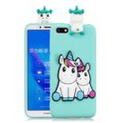 For Huawei Y5 2018 3D Cartoon Pattern Shockproof TPU Protective Case(Couple Unicorn) - 1