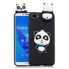 For Huawei Y5 2018 3D Cartoon Pattern Shockproof TPU Protective Case(Blue Bow Panda) - 1