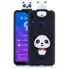 For Huawei Y7 2019 3D Cartoon Pattern Shockproof TPU Protective Case(Red Bow Panda) - 1