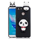 For Huawei Y9 2018 3D Cartoon Pattern Shockproof TPU Protective Case(Red Bow Panda) - 1