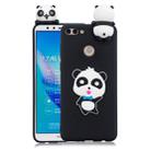 For Huawei Y9 2018 3D Cartoon Pattern Shockproof TPU Protective Case(Blue Bow Panda) - 1