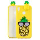 For Huawei Y9 2019 3D Cartoon Pattern Shockproof TPU Protective Case(Big Pineapple) - 1