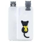 For Huawei Enjoy 9s 3D Cartoon Pattern Shockproof TPU Protective Case(Little Black Cat) - 1