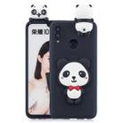 For Huawei Honor 10 Lite 3D Cartoon Pattern Shockproof TPU Protective Case(Red Bow Panda) - 1