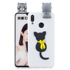 For Huawei Honor 10 Lite 3D Cartoon Pattern Shockproof TPU Protective Case(Little Black Cat) - 1