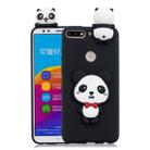 For Huawei Honor 7C 3D Cartoon Pattern Shockproof TPU Protective Case(Red Bow Panda) - 1