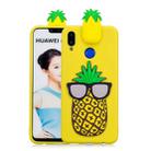 For Huawei Honor 8X 3D Cartoon Pattern Shockproof TPU Protective Case(Big Pineapple) - 1