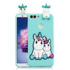 For Huawei Honor 9i 3D Cartoon Pattern Shockproof TPU Protective Case(Couple Unicorn) - 1