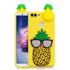 For Huawei Honor 9i 3D Cartoon Pattern Shockproof TPU Protective Case(Big Pineapple) - 1