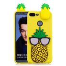 For Huawei Honor 9 Lite 3D Cartoon Pattern Shockproof TPU Protective Case(Big Pineapple) - 1