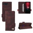 For Asus ROG Phone 5 Magnetic Clasp Leather Phone Case(Brown) - 1