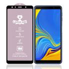 For Galaxy A7 (2018) 9H HD Large Arc High Alumina Full Screen Tempered Glass Film - 1