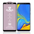 For Galaxy A9 (2018) 9H HD Large Arc High Alumina Full Screen Tempered Glass Film - 1