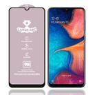 For Galaxy A20 9H HD Large Arc High Alumina Full Screen Tempered Glass Film - 1
