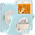 360 Degree Rotation PC + TPU Tablet Case For iPad mini 5 / 4(Ice Blue) - 1