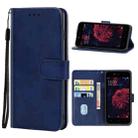 For Tecno A32F Leather Phone Case(Blue) - 1