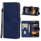 For Tecno Camon C8 Leather Phone Case(Blue) - 1
