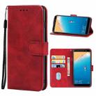 For Tecno Camon CM Leather Phone Case(Red) - 1