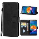 For Tecno Camon X Pro Leather Phone Case(Black) - 1