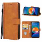 For Tecno Camon X Pro Leather Phone Case(Brown) - 1