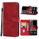 For Tecno L8 Leather Phone Case(Red) - 1