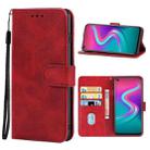 For Tecno A11 Leather Phone Case(Red) - 1