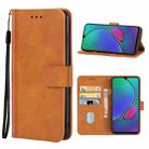 For Tecno Phantom 9 Leather Phone Case(Brown) - 1