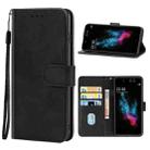 For Tecno S32 Leather Phone Case(Black) - 1