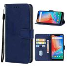 For Tecno Spark 3 Pro Leather Phone Case(Blue) - 1