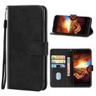 For Tecno Spark Plus / K9 Leather Phone Case(Black) - 1