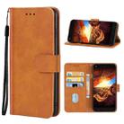 For Tecno Spark Plus / K9 Leather Phone Case(Brown) - 1