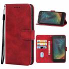 For Tecno WX3 Pro Leather Phone Case(Red) - 1