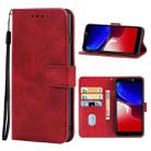 For Tecno P32 Leather Phone Case(Red) - 1