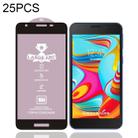 25 PCS 9H HD Large Arc High Alumina Full Screen Tempered Glass Film for Galaxy A2 Core - 1