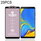 25 PCS 9H HD Large Arc High Alumina Full Screen Tempered Glass Film for Galaxy A9 (2018) - 1