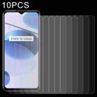 10 PCS 0.26mm 9H 2.5D Tempered Glass Film For OPPO Realme C35 / Narzo 50A Prime - 1